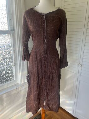 Ivey Abitz Duster in Spring Oak Dot Gauze